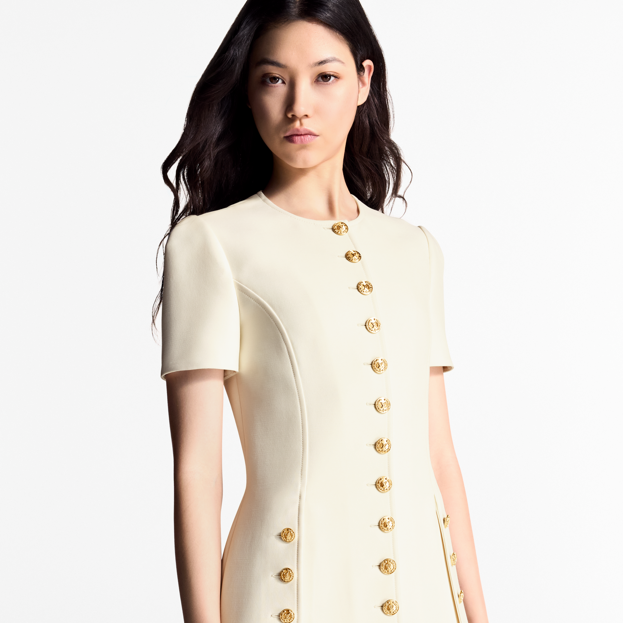 Button Trim Dress   in Women's Ready-to-Wear Dresses collections by Louis Vuitton (Product zoom)